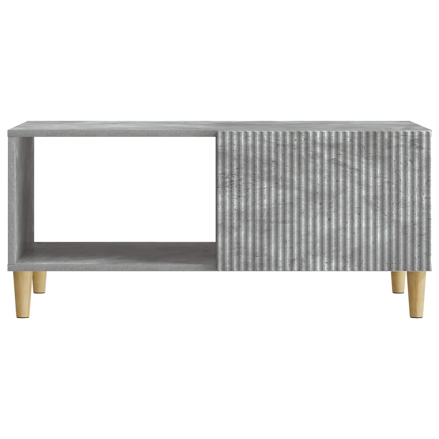 Dohányzóasztal Betonszürke 90 x 50 x 40 cm Szerelt Fa
