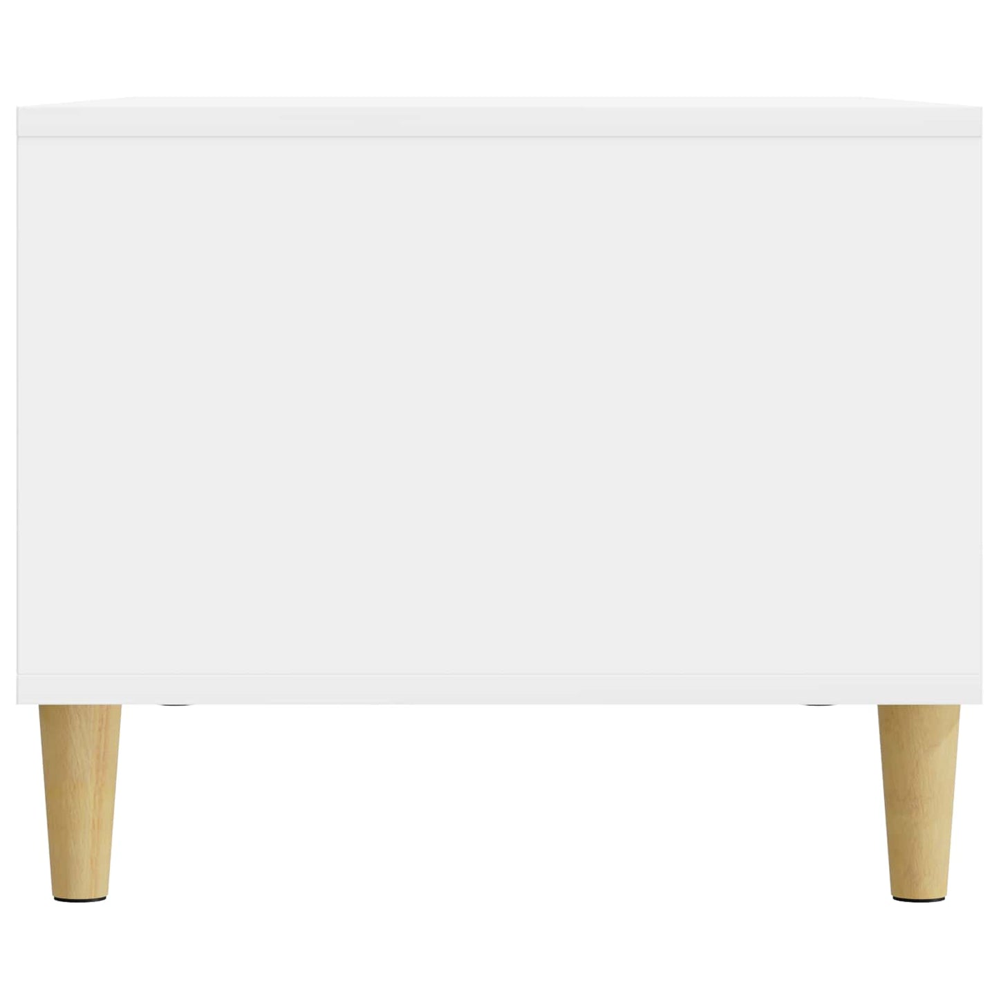 Dohányzóasztal Magasfényű Fehér 90 x 50 x 40 cm Szerelt Fa