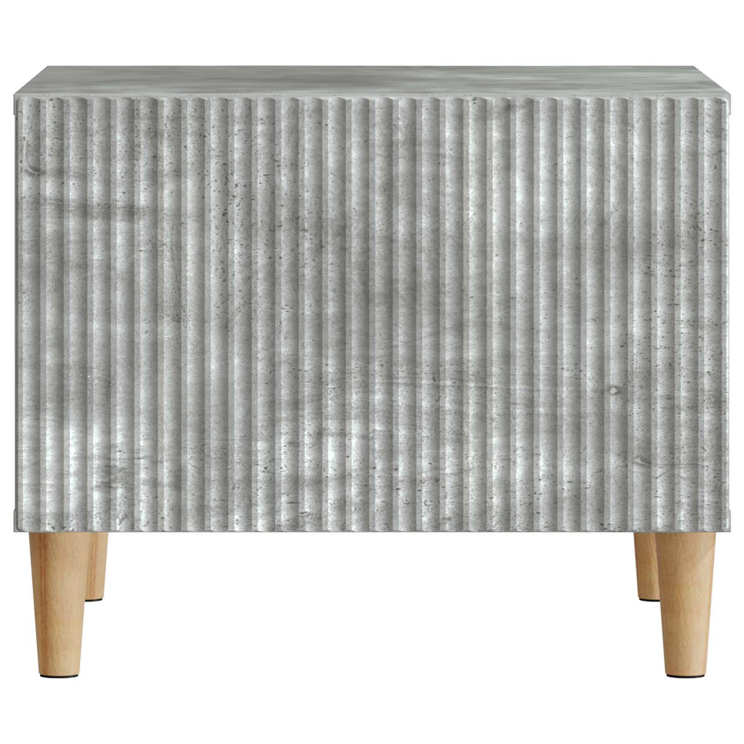 Dohányzóasztal fiókkal Betonszürke 49 x 50 x 40 cm Szerelt Fa