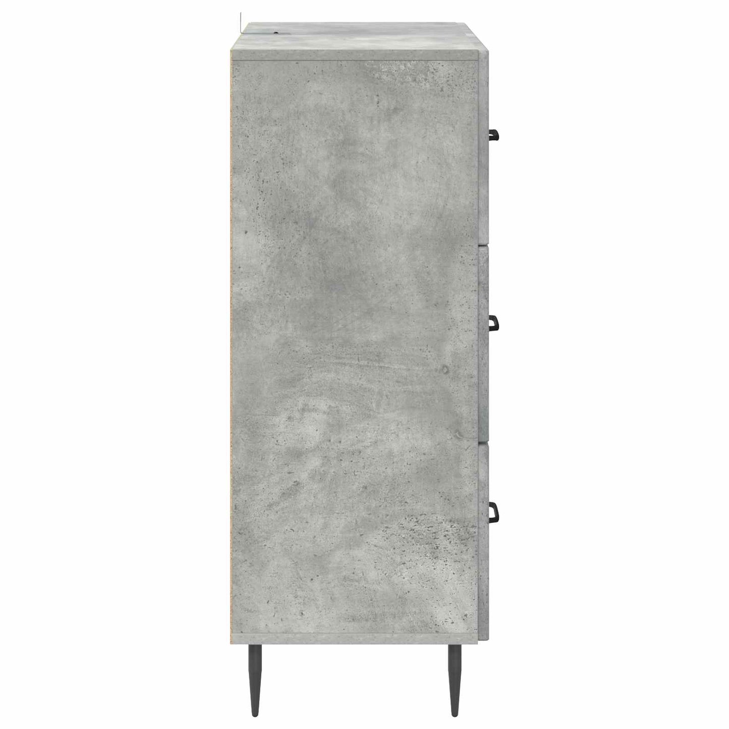 Fiókos szekrény Betonszürke 66 x 34,5 x 89,5 cm Szerelt Fa