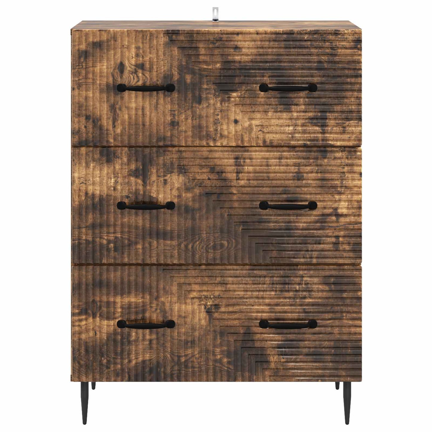 Fiókos szekrény Füstös Tölgy 66 x 34,5 x 89,5 cm Szerelt Fa