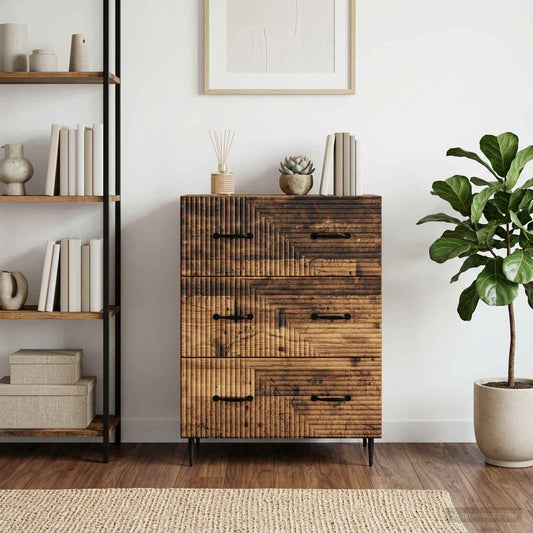 Fiókos szekrény Antik Fa 66 x 34,5 x 89,5 cm Szerelt Fa