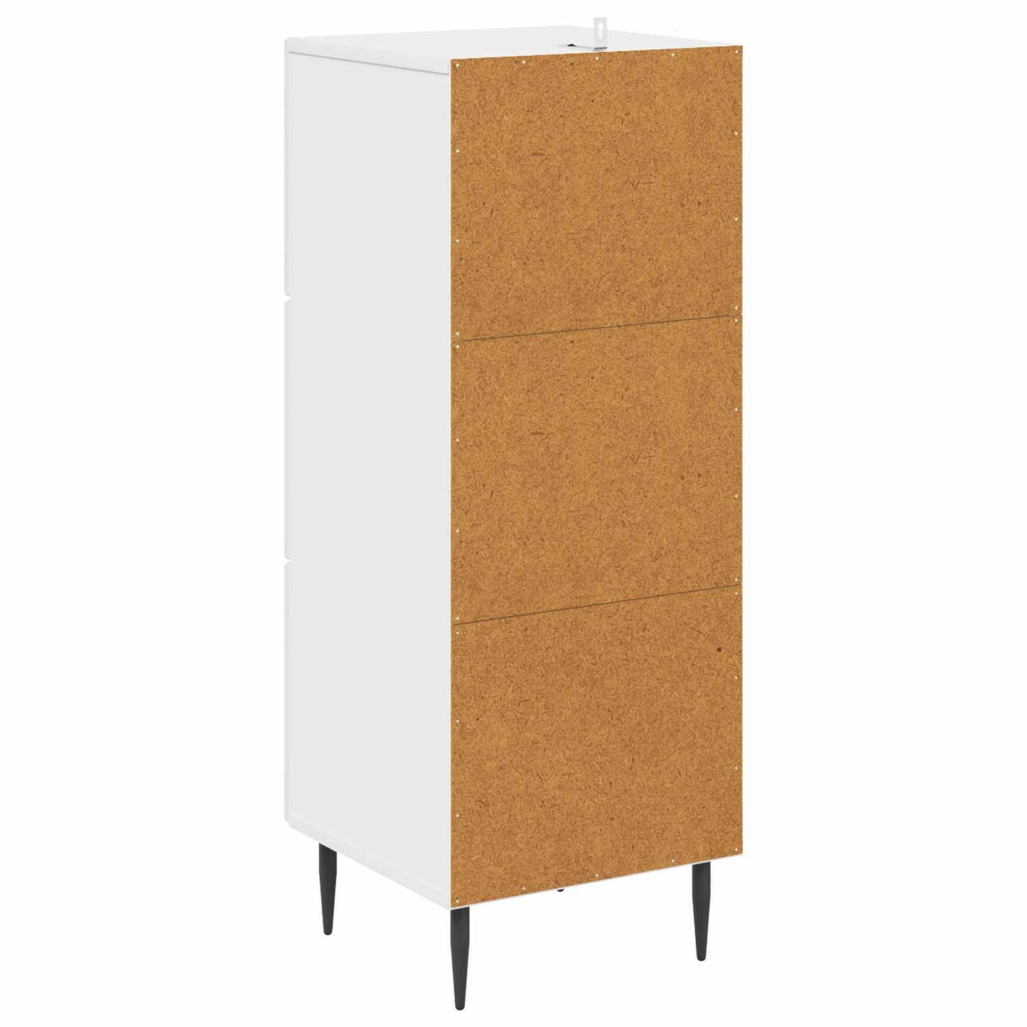 Fiókos szekrény Magasfényű Fehér 33 x 34,5 x 89,5 cm Szerelt Fa
