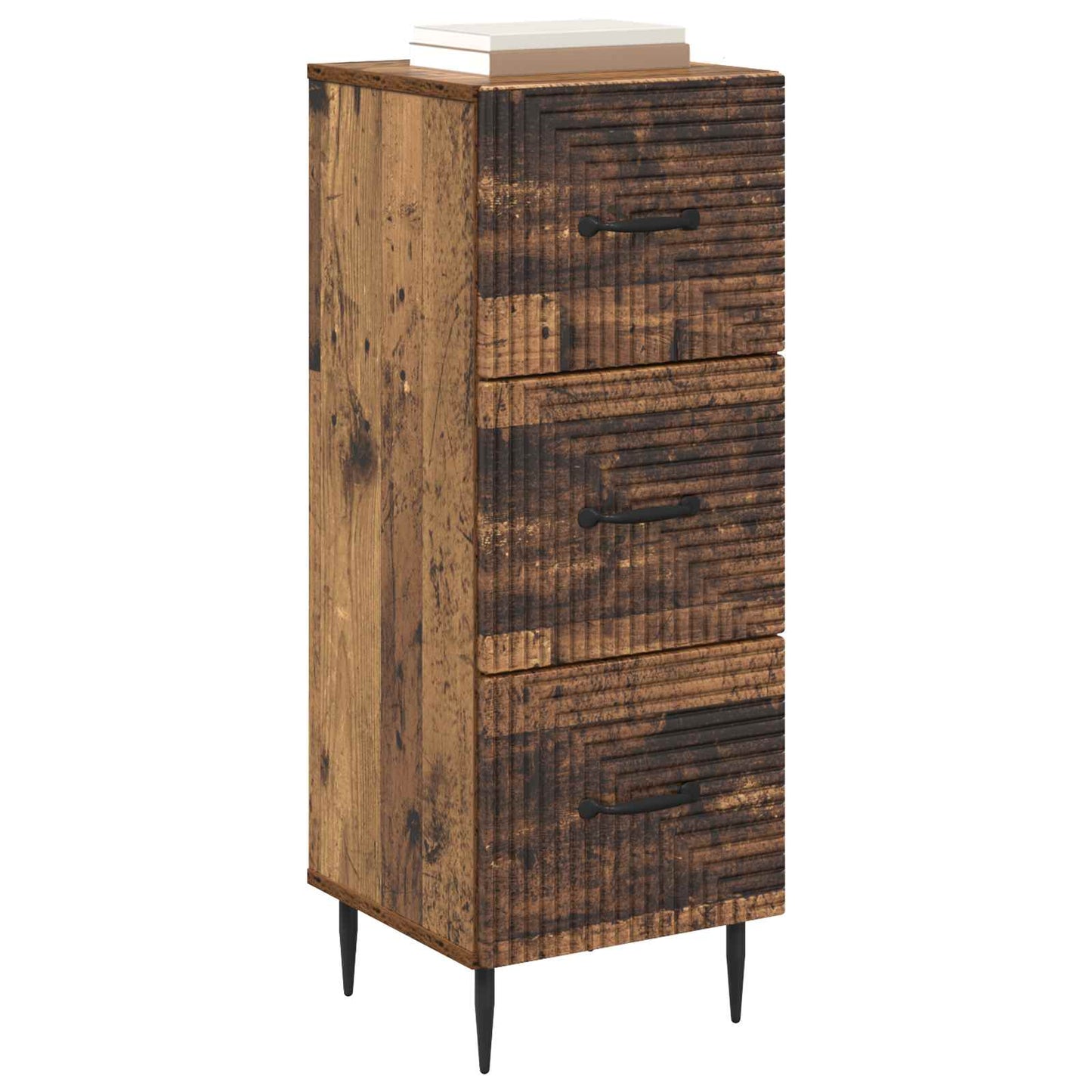 Fiókos szekrény Antik Fa 33 x 34,5 x 89,5 cm Szerelt Fa
