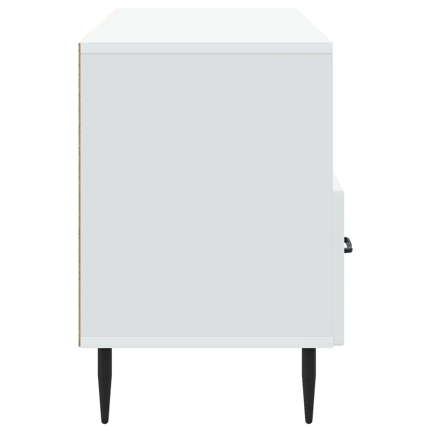 TV szekrény fiókkal Fehér 102 x 34,5 x 50 cm Szerelt Fa