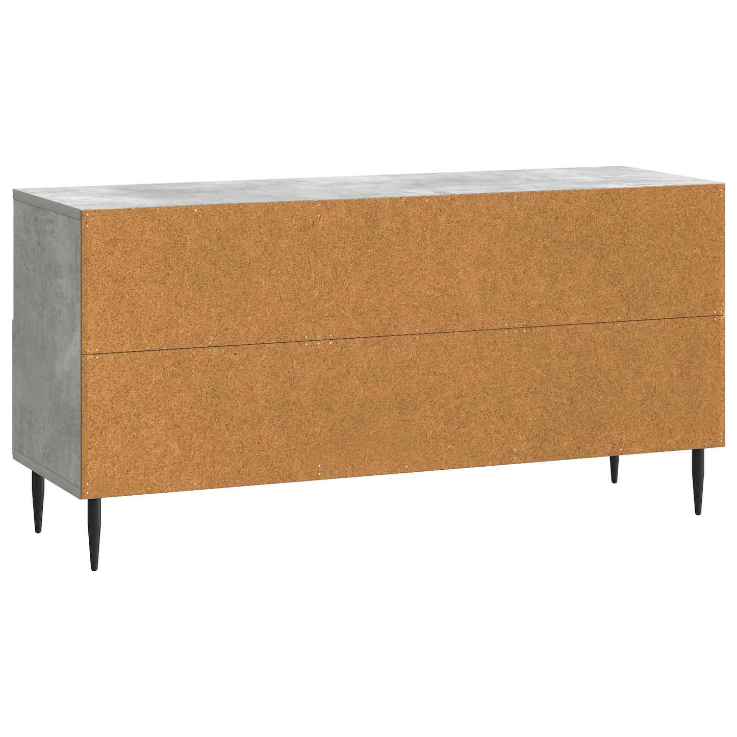 TV szekrény fiókkal Betonszürke 102 x 34,5 x 50 cm Szerelt Fa