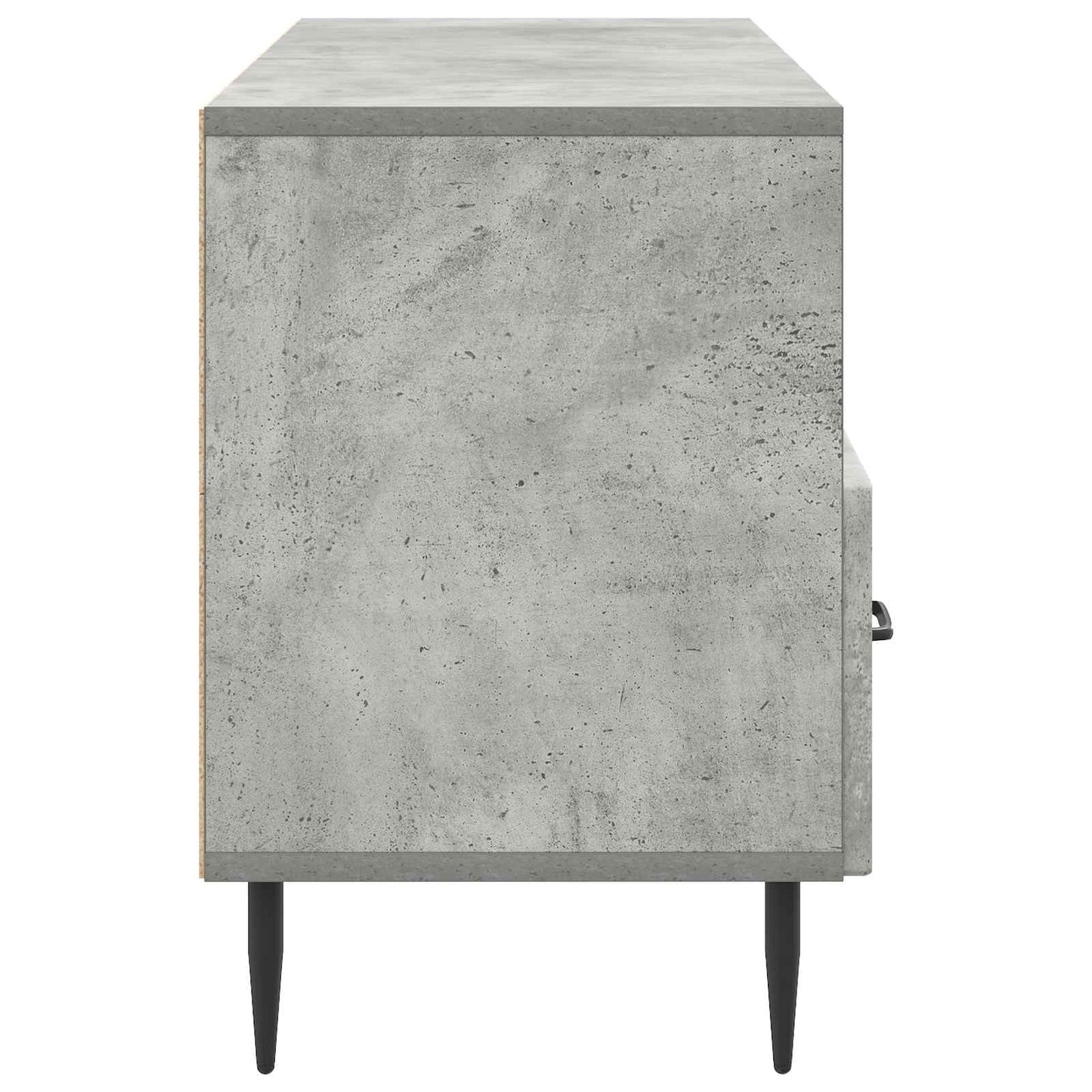 TV szekrény fiókkal Betonszürke 102 x 34,5 x 50 cm Szerelt Fa