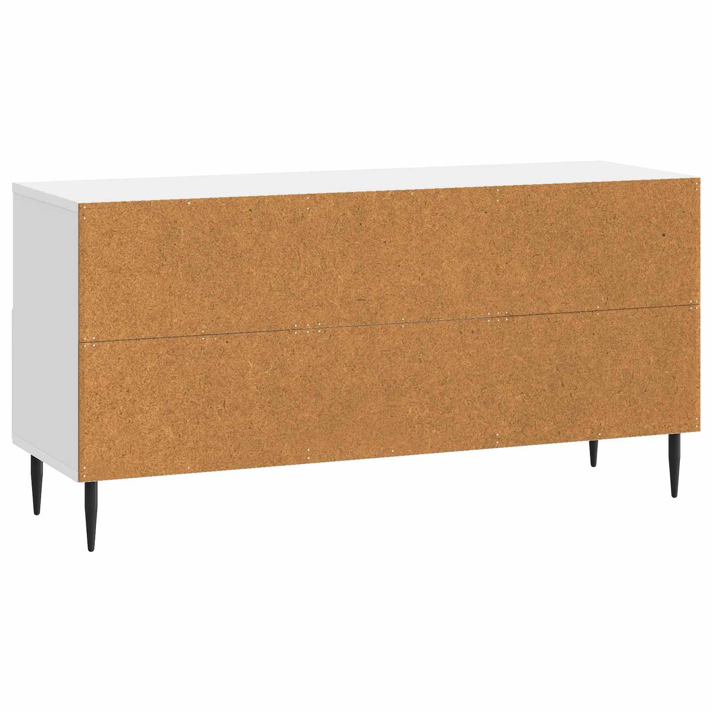 TV szekrény Magasfényű Fehér 102 x 34,5 x 50 cm Szerelt Fa