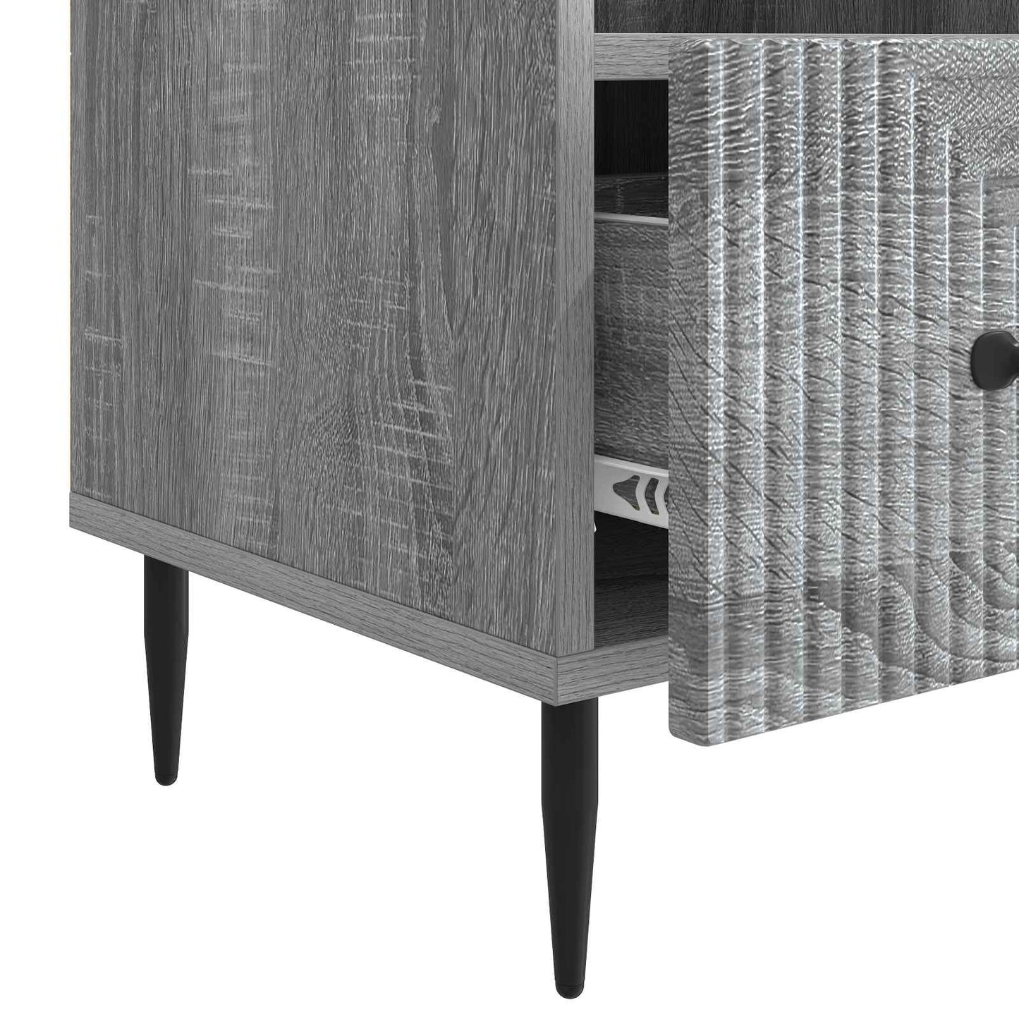 TV szekrény fiókkal Szürke Sonoma 102 x 34,5 x 50 cm Szerelt Fa