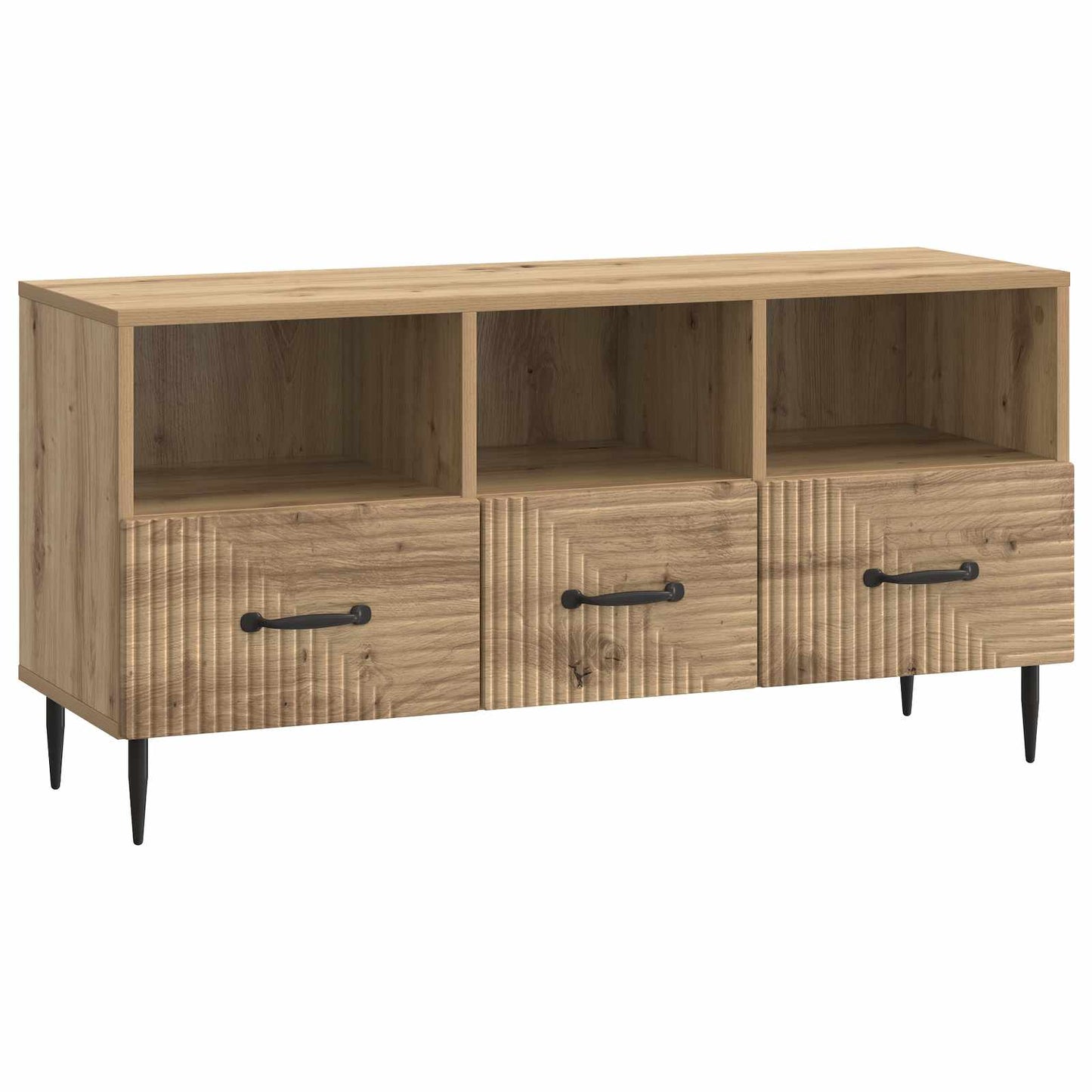 TV szekrény Kézműves Tölgy 102 x 34,5 x 50 cm Szerelt Fa