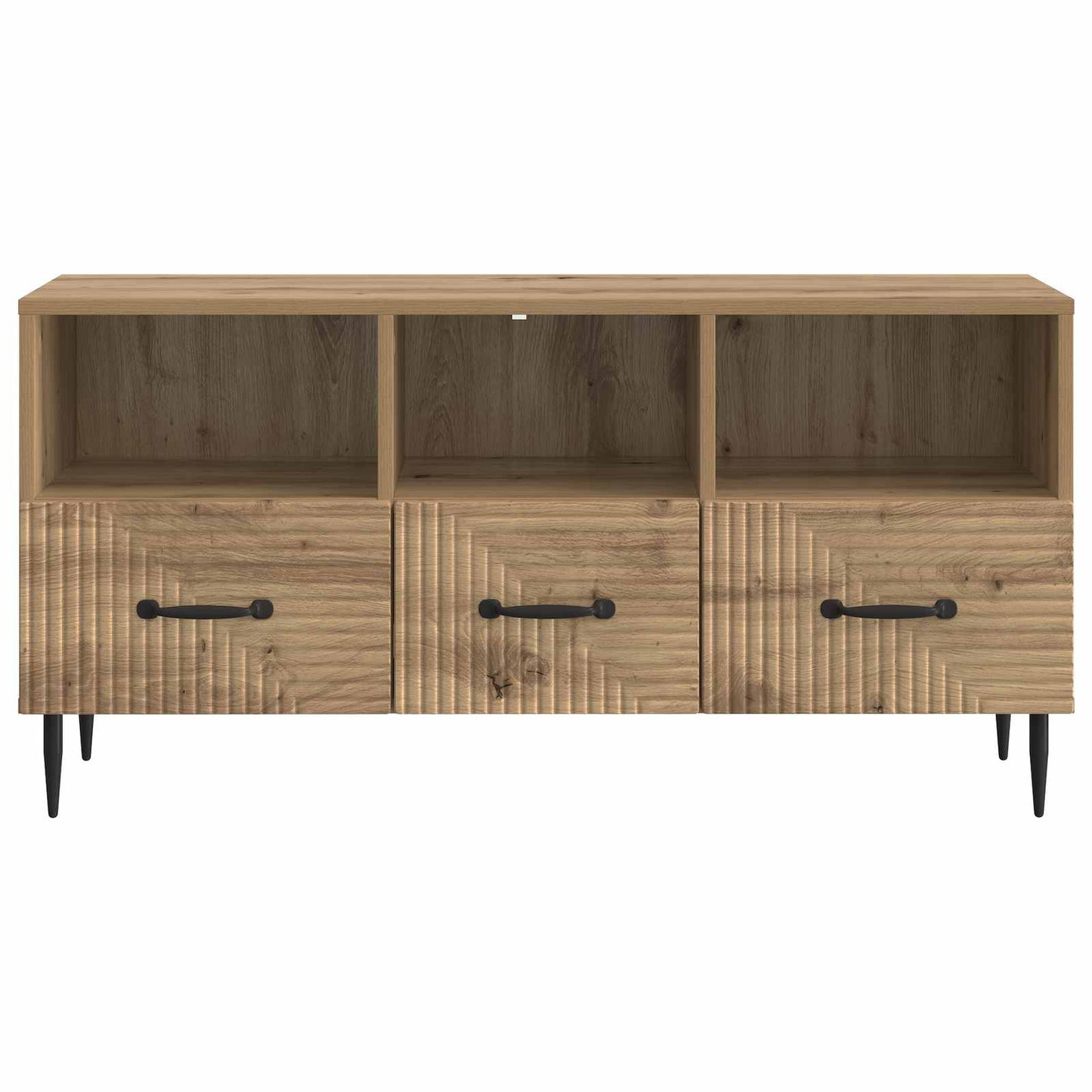 TV szekrény Kézműves Tölgy 102 x 34,5 x 50 cm Szerelt Fa