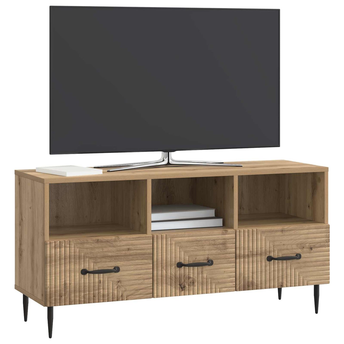 TV szekrény Kézműves Tölgy 102 x 34,5 x 50 cm Szerelt Fa