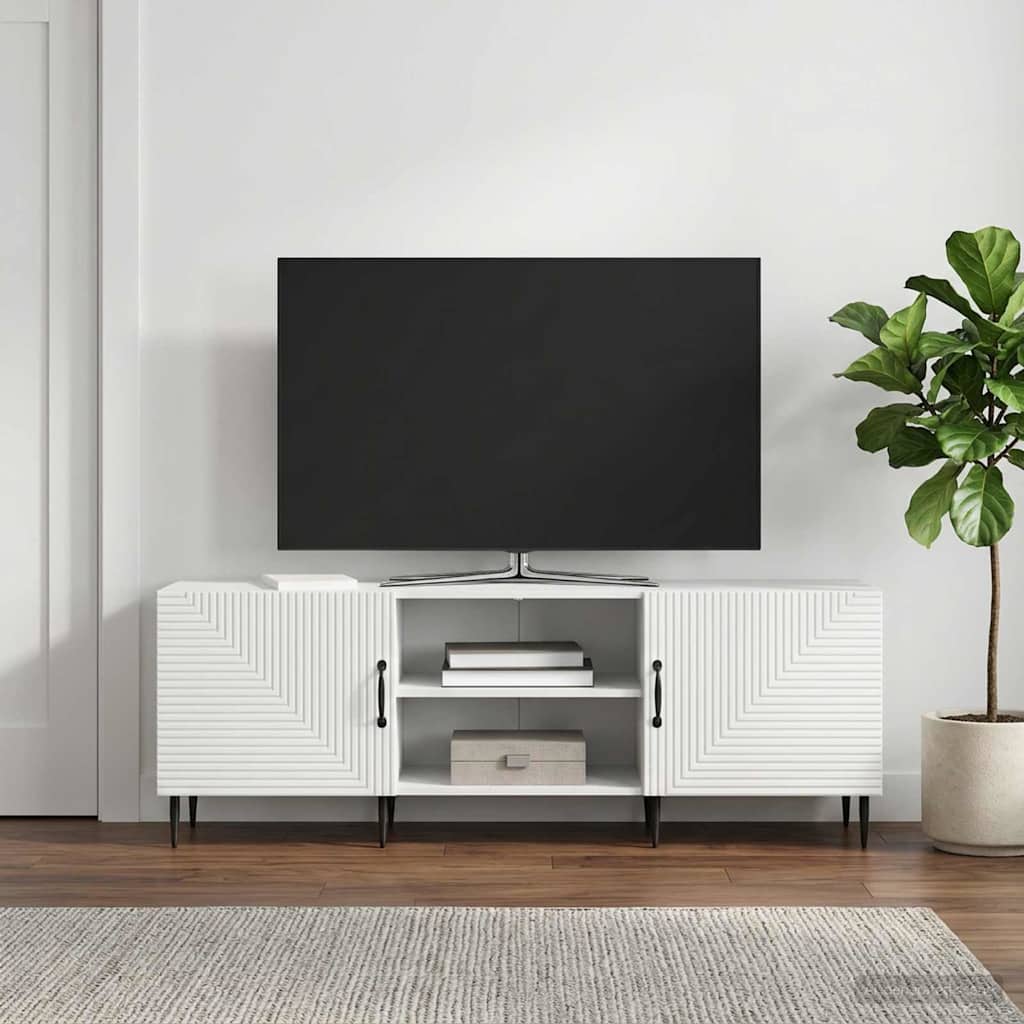 TV szekrény Fehér 150 x 31 x 50 cm Szerelt Fa