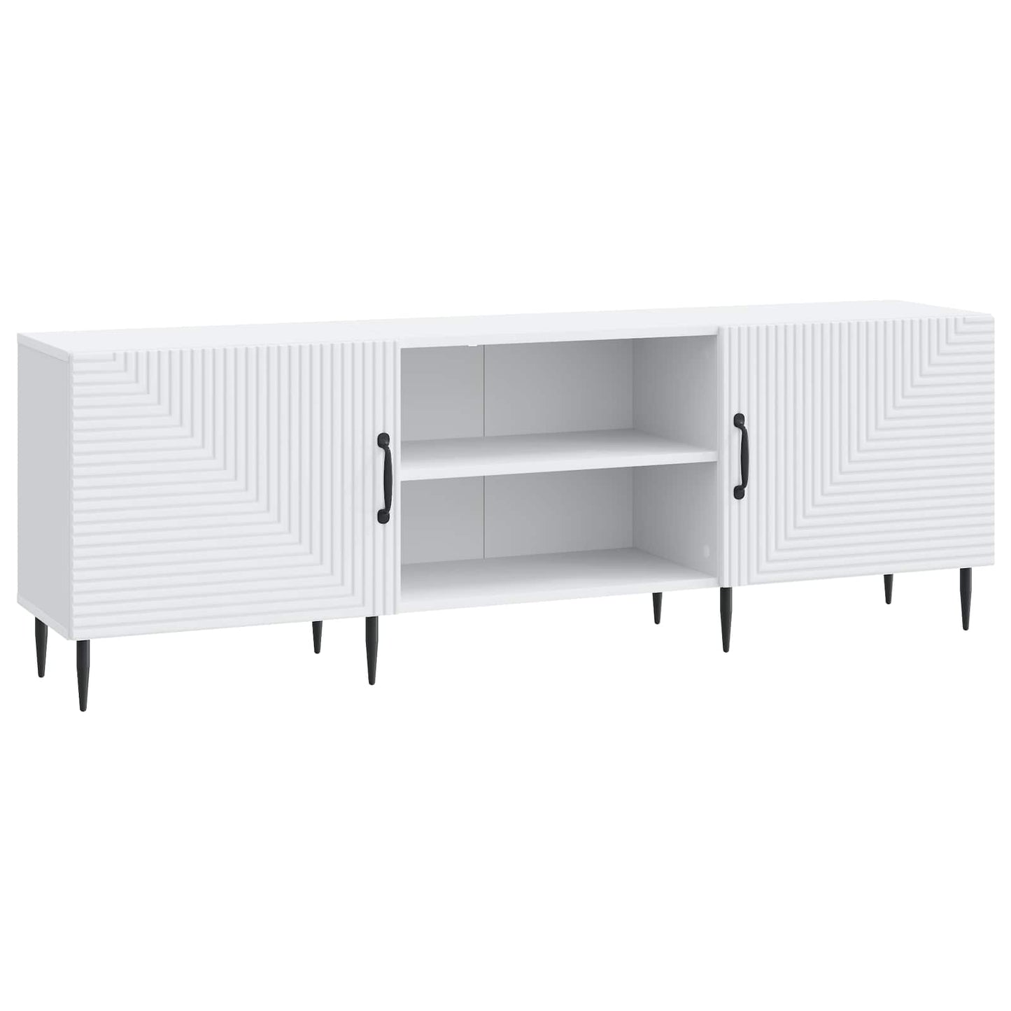 TV szekrény Fehér 150 x 31 x 50 cm Szerelt Fa