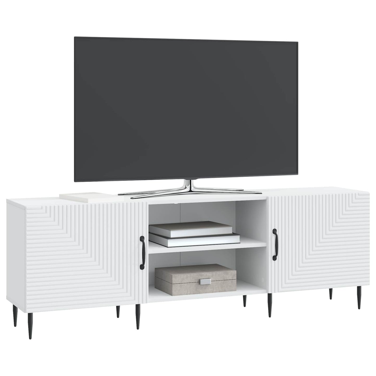 TV szekrény Fehér 150 x 31 x 50 cm Szerelt Fa