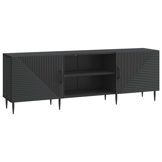 TV szekrény Fekete 150 x 31 x 50 cm Szerelt Fa