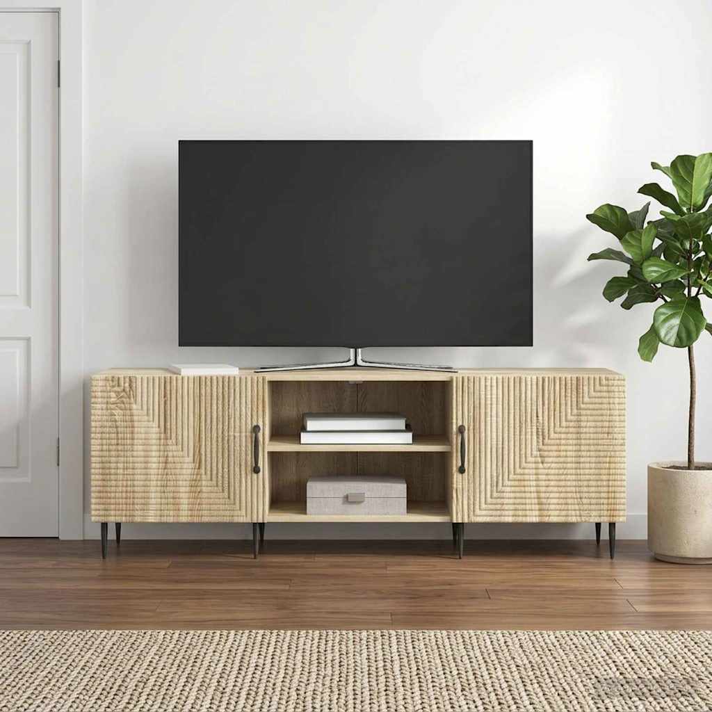 TV szekrény Sonoma Tölgy 150 x 31 x 50 cm Szerelt Fa