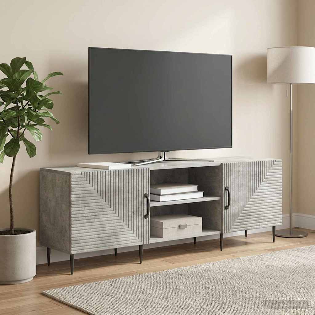 TV szekrény Betonszürke 150 x 31 x 50 cm Szerelt Fa