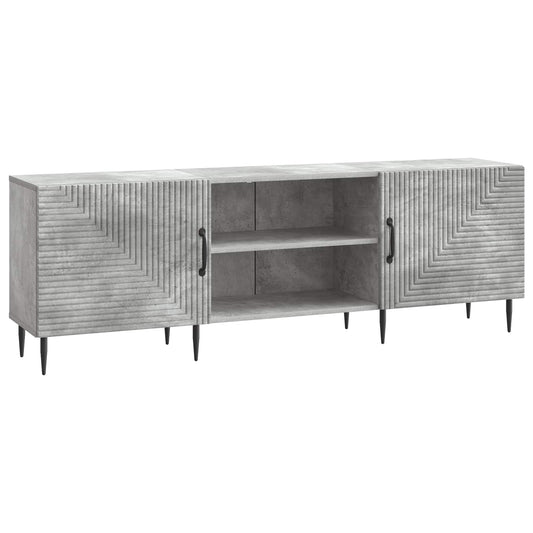 TV szekrény Betonszürke 150 x 31 x 50 cm Szerelt Fa