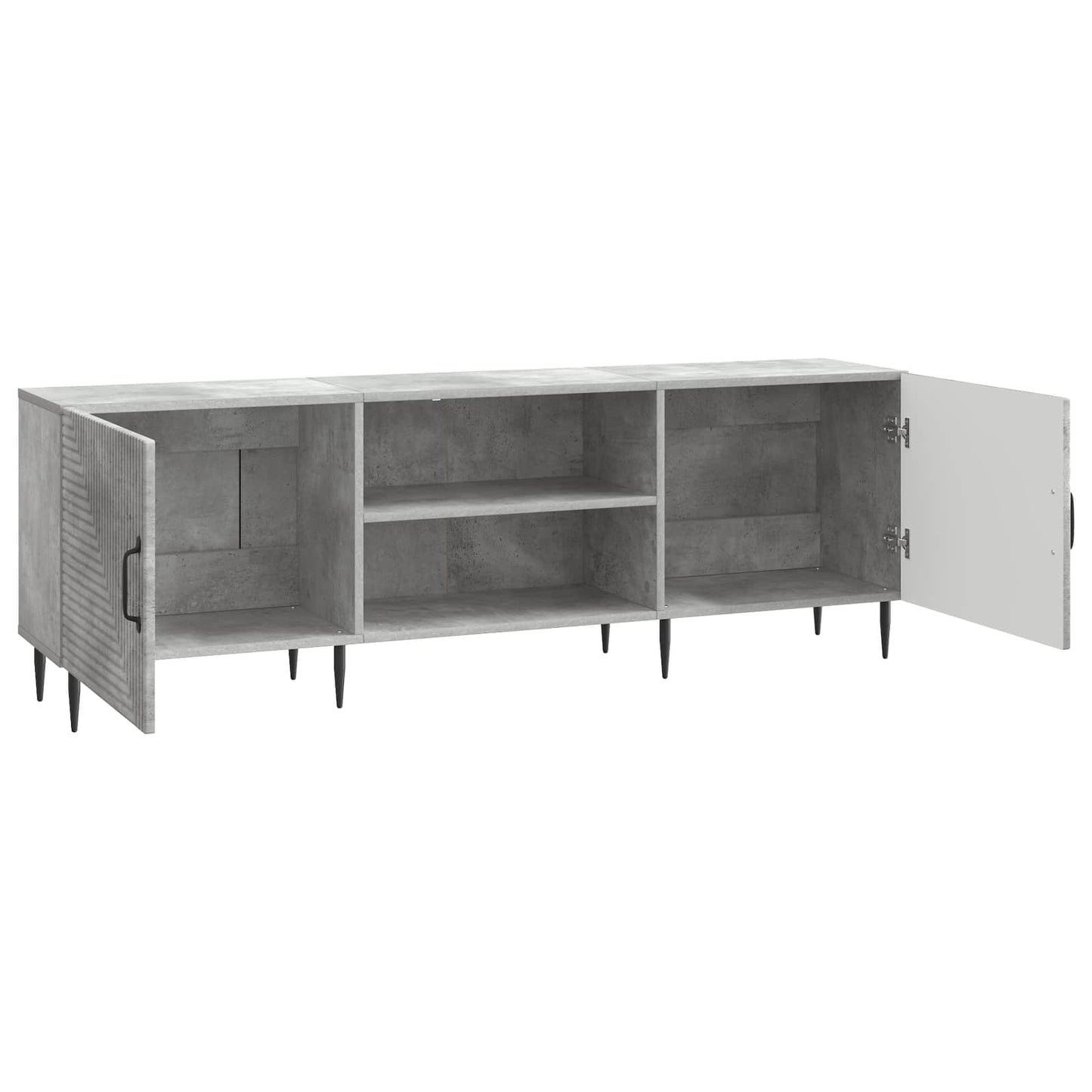 TV szekrény Betonszürke 150 x 31 x 50 cm Szerelt Fa
