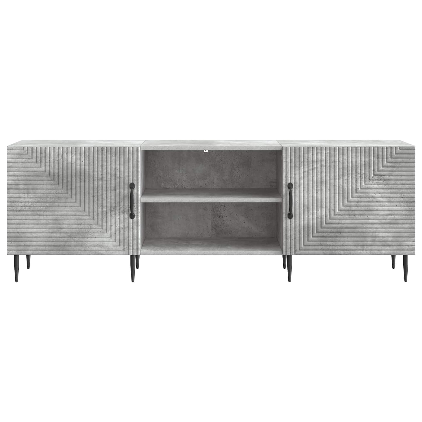 TV szekrény Betonszürke 150 x 31 x 50 cm Szerelt Fa