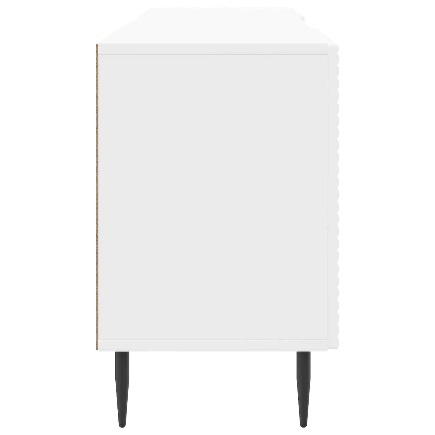 TV szekrény Magasfényű Fehér 150 x 31 x 50 cm Szerelt Fa