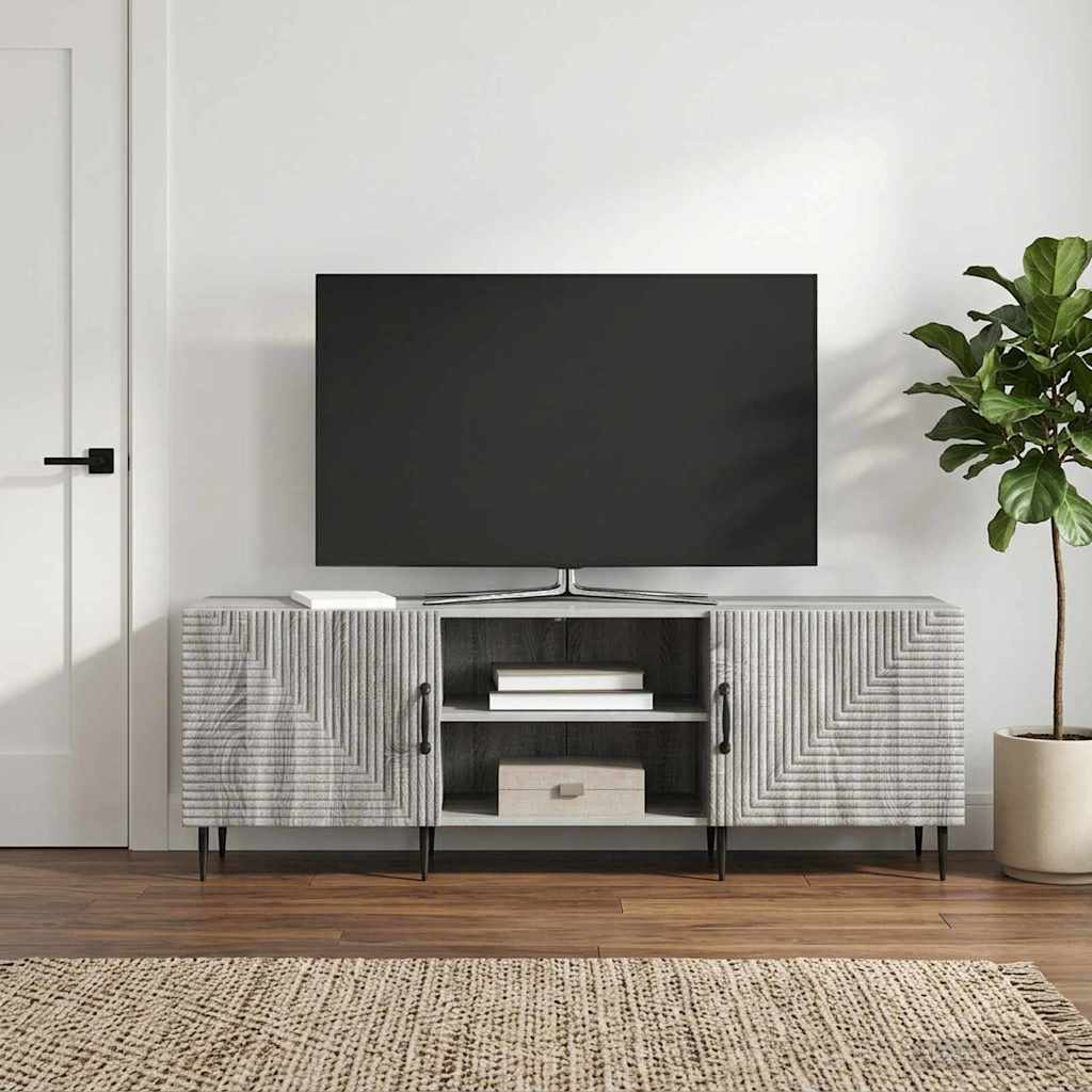 TV szekrény Szürke Sonoma 150 x 31 x 50 cm Szerelt Fa