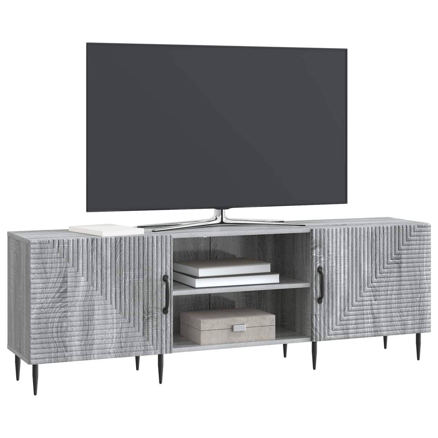 TV szekrény Szürke Sonoma 150 x 31 x 50 cm Szerelt Fa