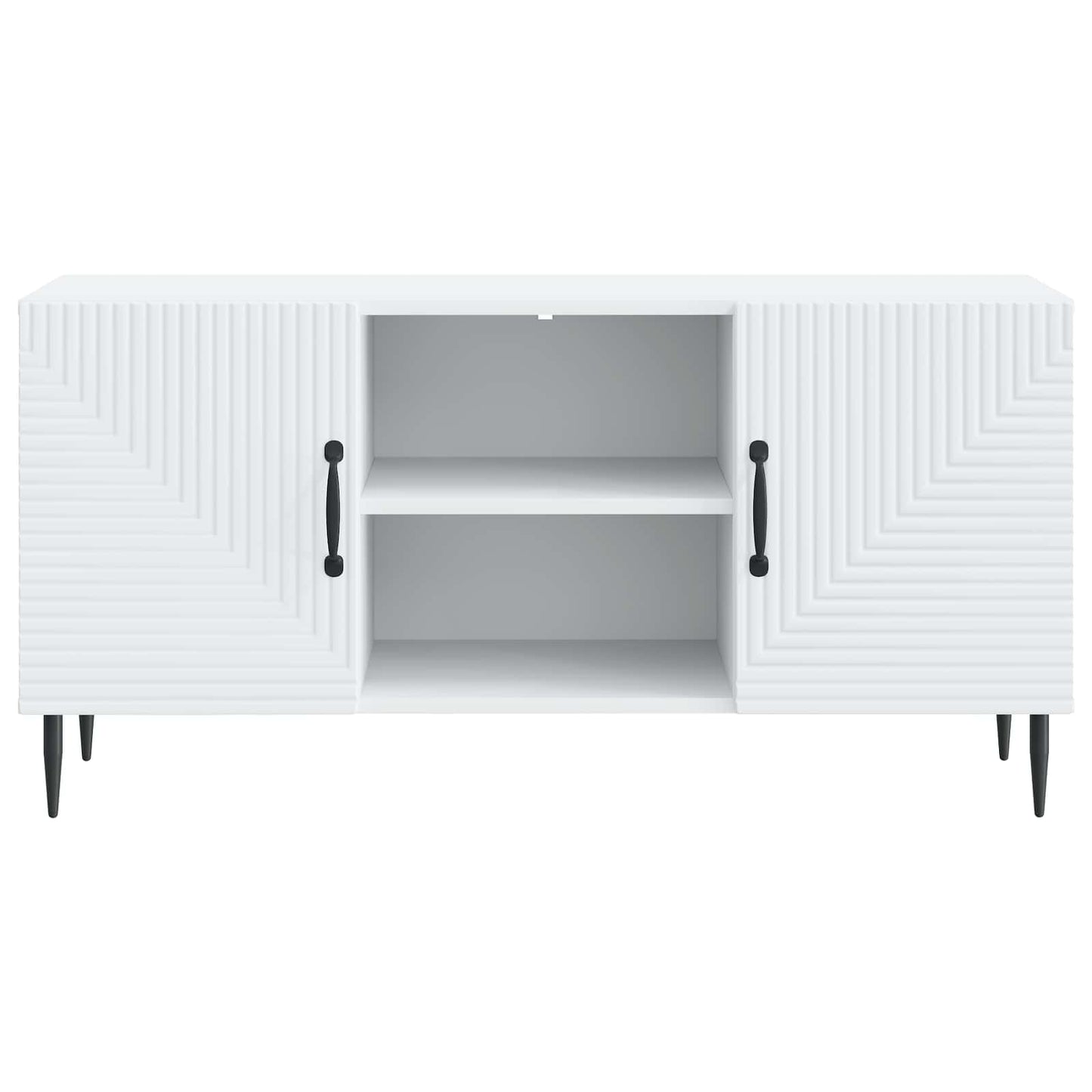 TV szekrény Fehér 102 x 34,5 x 50 cm Szerelt Fa