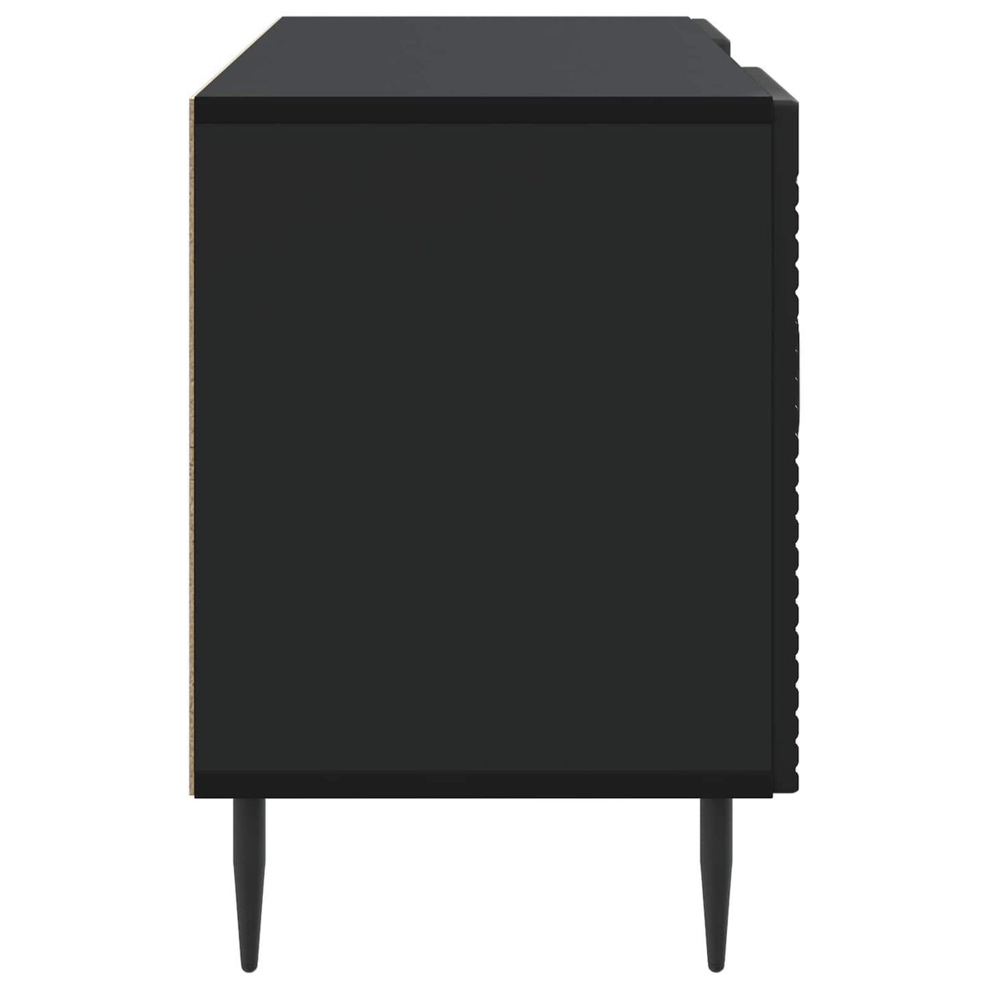TV szekrény Fekete 102 x 34,5 x 50 cm Szerelt Fa