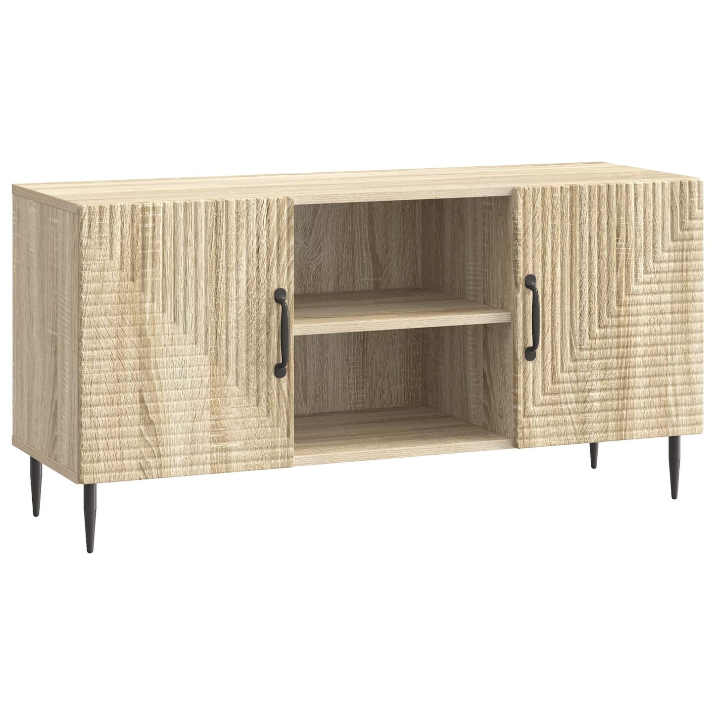 TV szekrény Sonoma Tölgy 102 x 34,5 x 50 cm Szerelt Fa