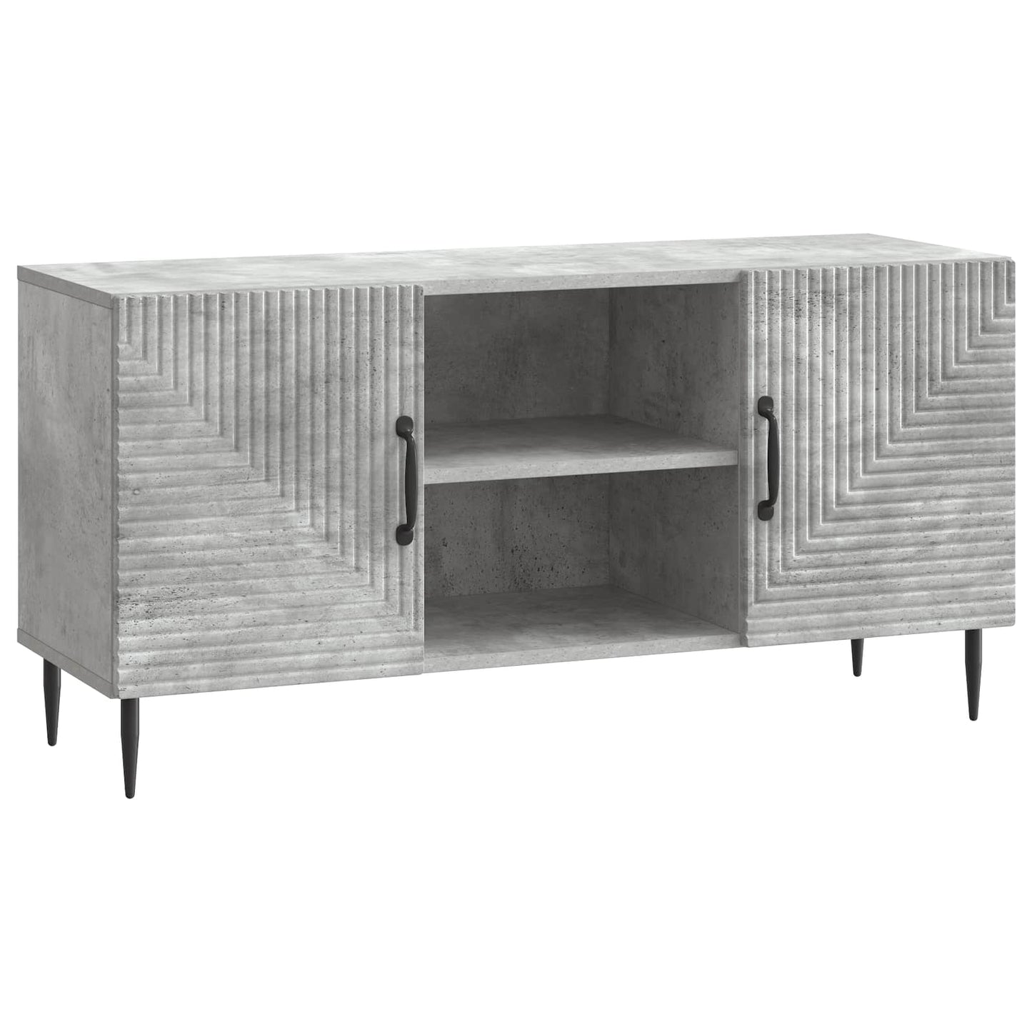 TV szekrény Betonszürke 102 x 34,5 x 50 cm Szerelt Fa