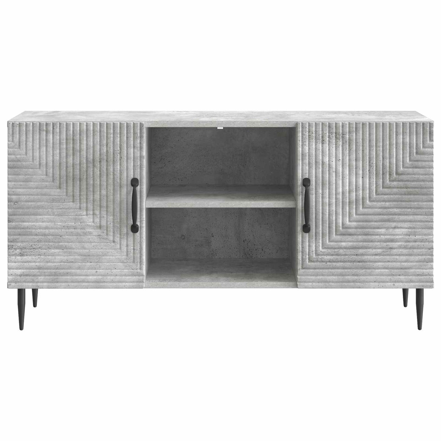 TV szekrény Betonszürke 102 x 34,5 x 50 cm Szerelt Fa