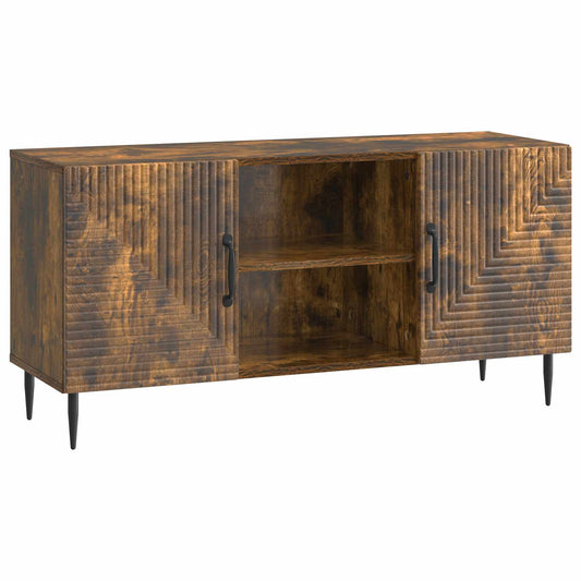TV szekrény Füstös Tölgy 102 x 34,5 x 50 cm Szerelt Fa