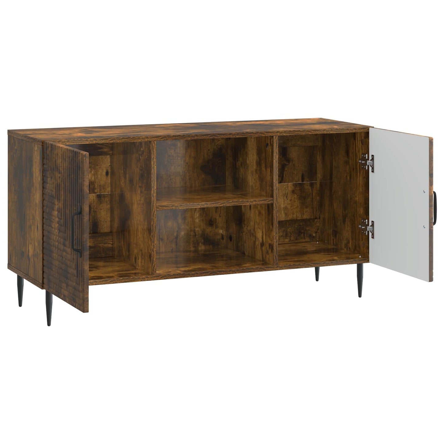 TV szekrény Füstös Tölgy 102 x 34,5 x 50 cm Szerelt Fa