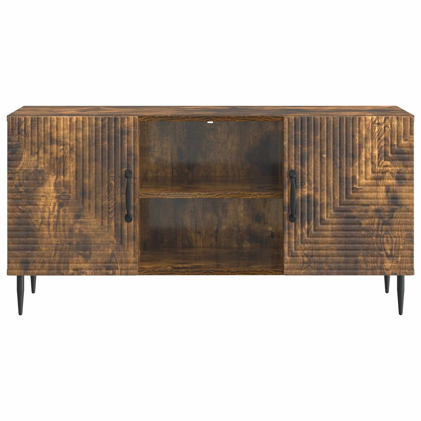 TV szekrény Füstös Tölgy 102 x 34,5 x 50 cm Szerelt Fa