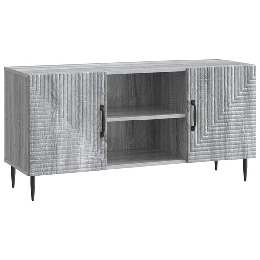 TV szekrény Szürke Sonoma 102 x 34,5 x 50 cm Szerelt Fa