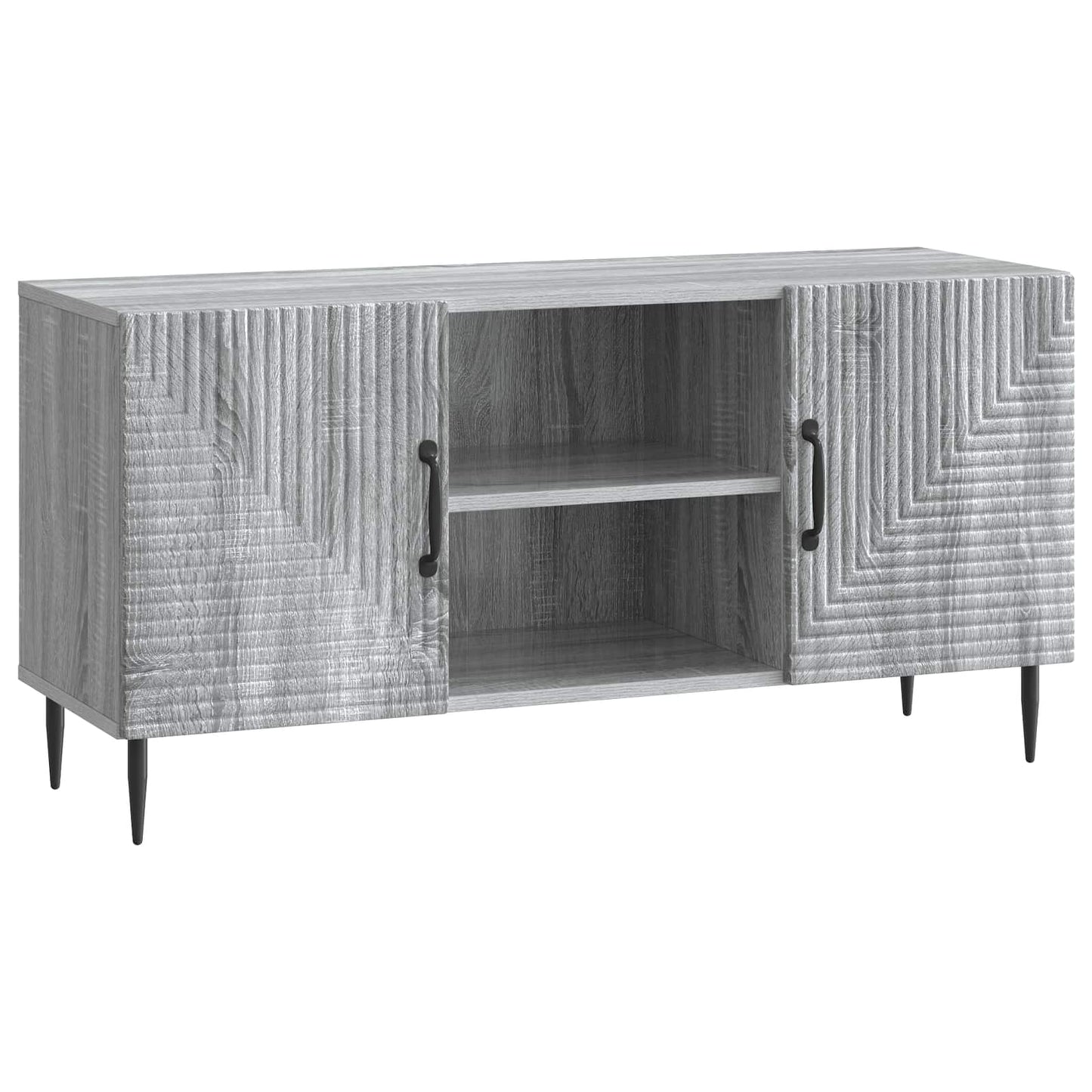 TV szekrény Szürke Sonoma 102 x 34,5 x 50 cm Szerelt Fa