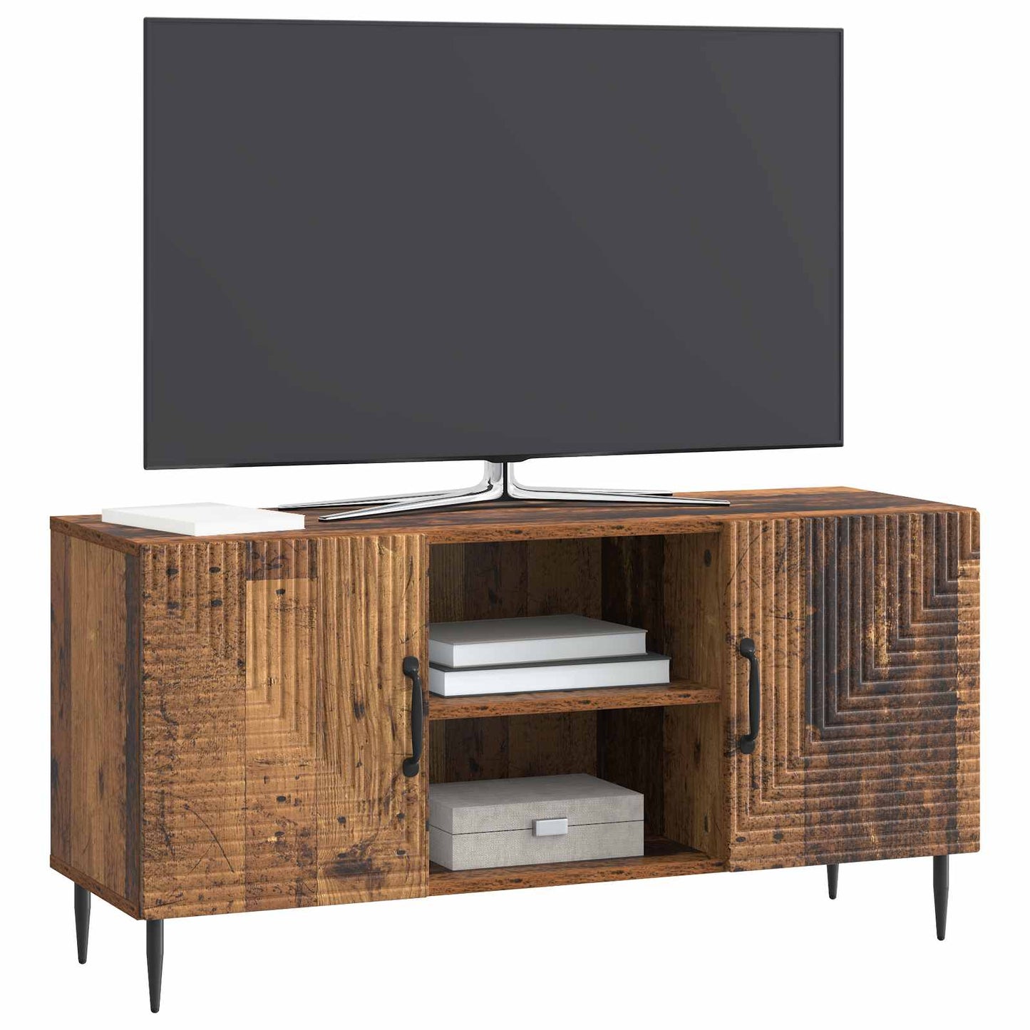 TV szekrény Antik Fa 102 x 34,5 x 50 cm Szerelt Fa