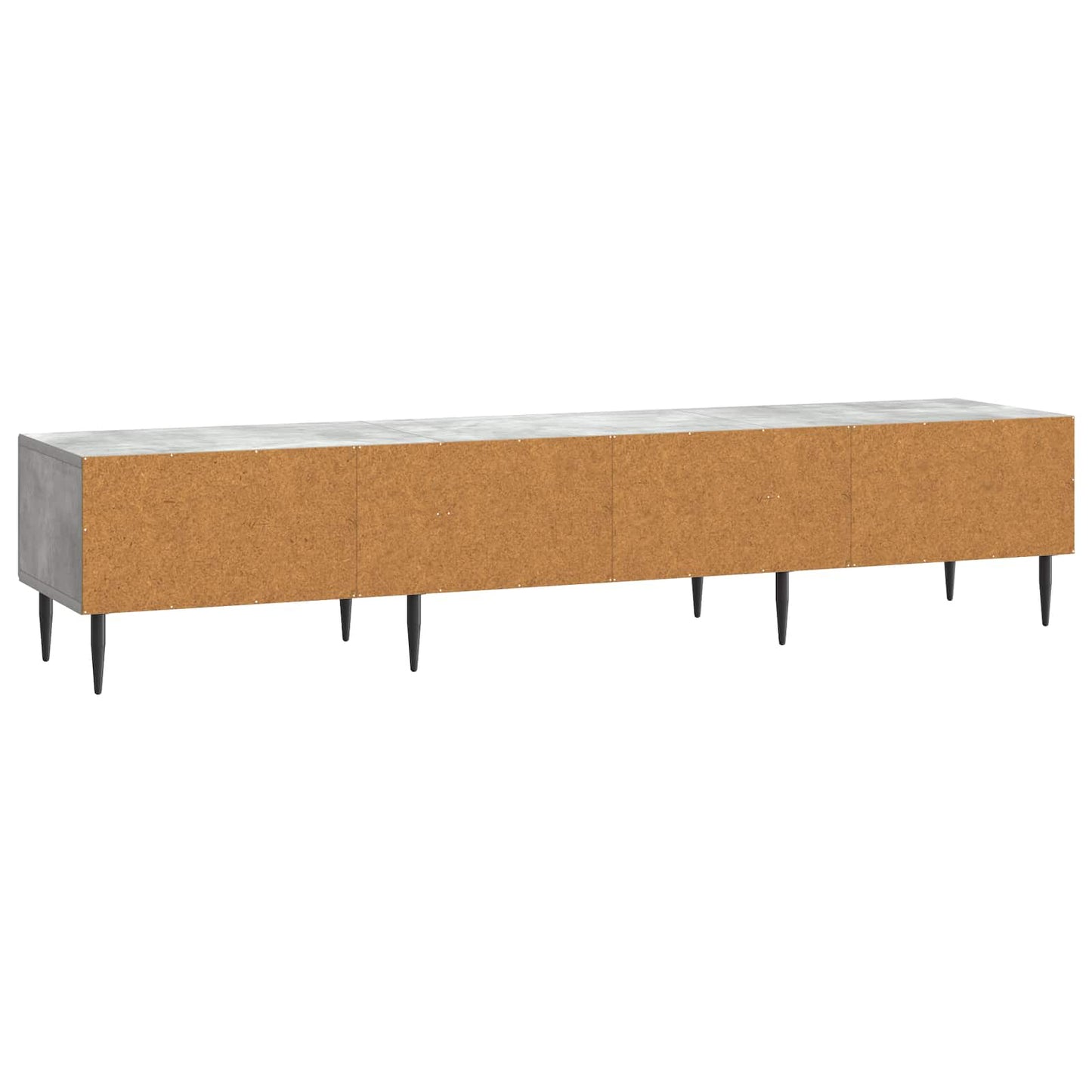 TV szekrény fiókkal Betonszürke 147 x 34,5 x 30 cm Szerelt Fa