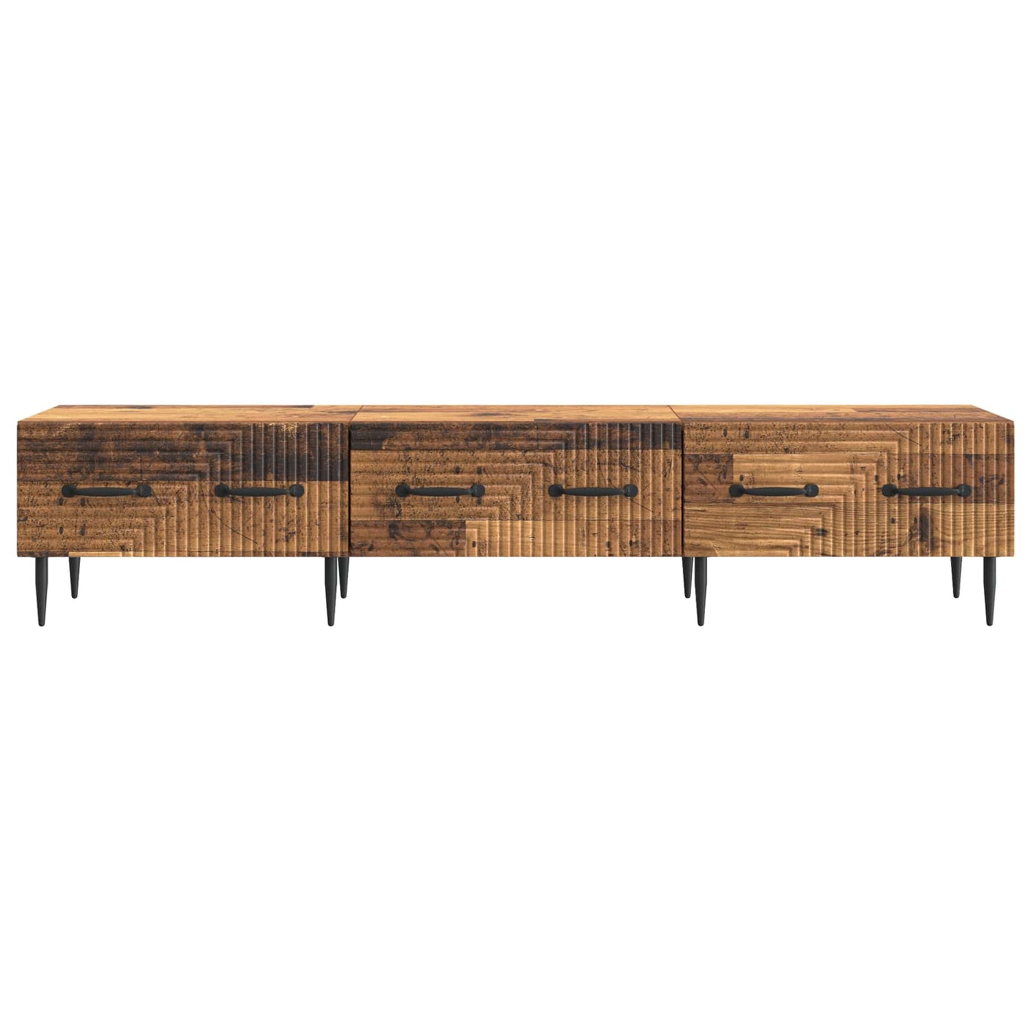 TV szekrény fiókkal Antik Fa 147 x 34,5 x 30 cm Szerelt Fa