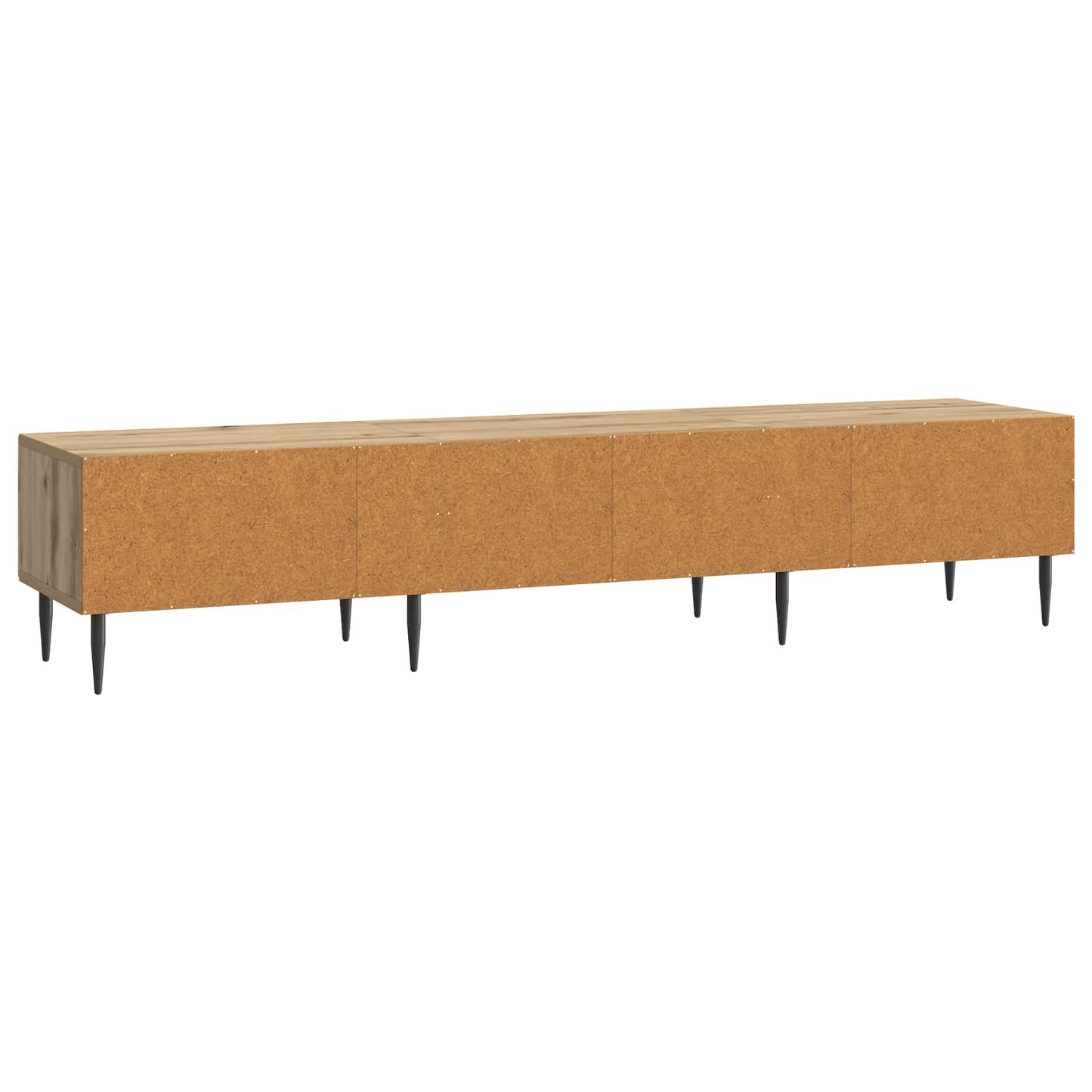 TV szekrény 147 x 34,5 x 30 cm Kézműves Tölgy Szerelt Fa