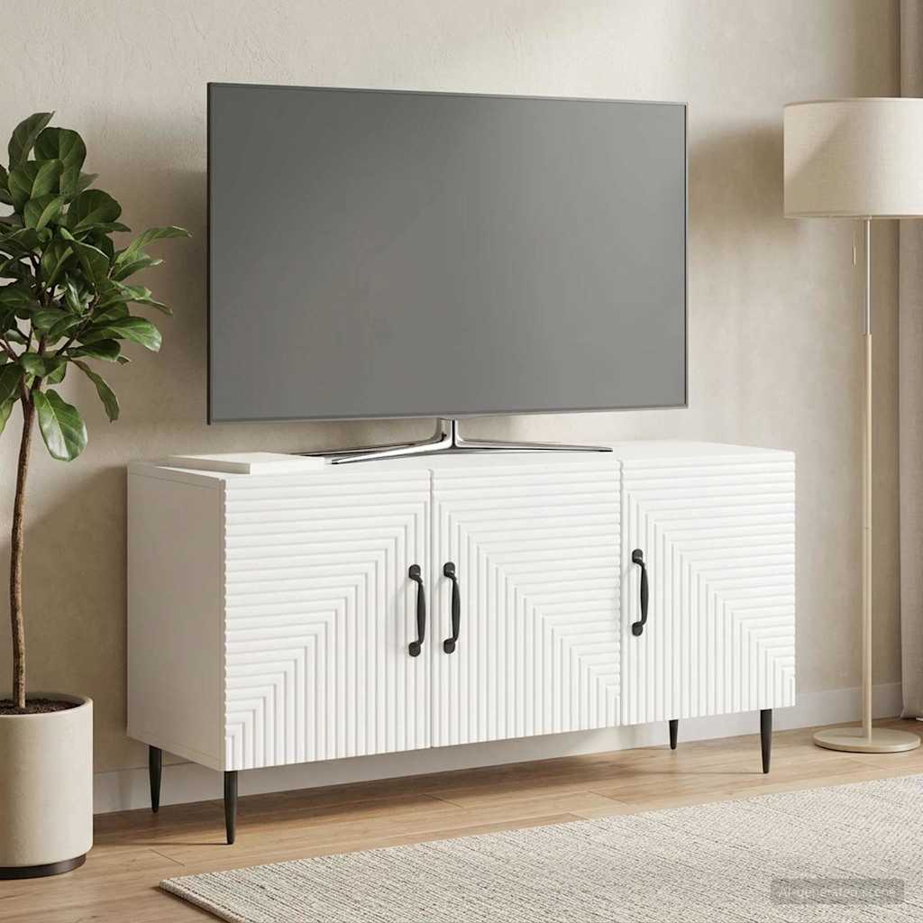 TV szekrény Fehér 99 x 34,5 x 50 cm Szerelt Fa