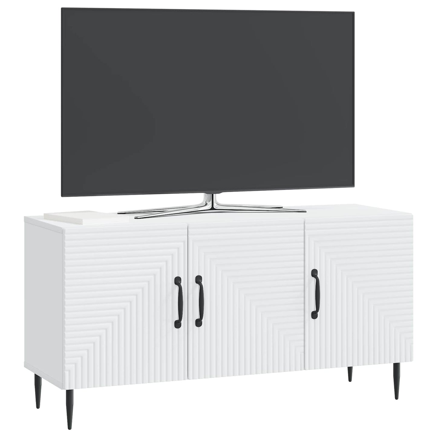 TV szekrény Fehér 99 x 34,5 x 50 cm Szerelt Fa