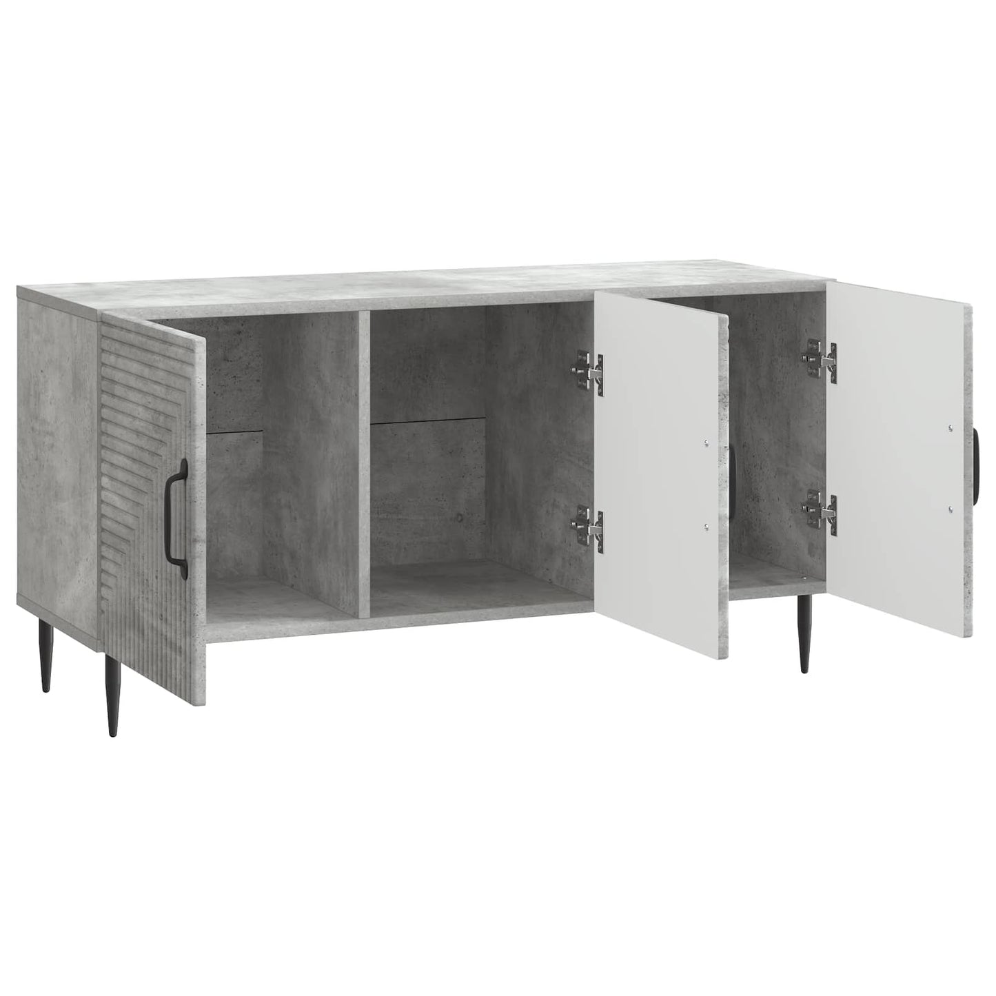 TV szekrény Betonszürke 99 x 34,5 x 50 cm Szerelt Fa
