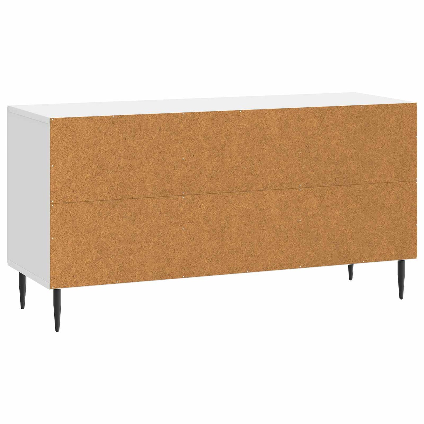 TV szekrény Magasfényű Fehér 99 x 34,5 x 50 cm Szerelt Fa