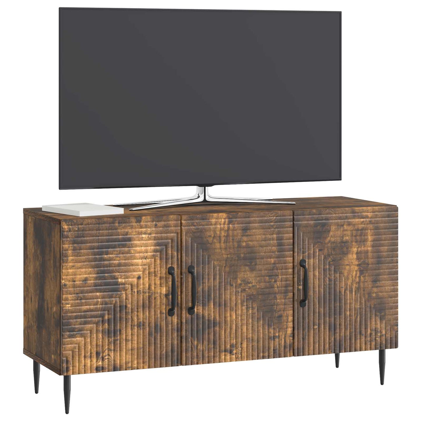 TV szekrény Füstös Tölgy 99 x 34,5 x 50 cm Szerelt Fa