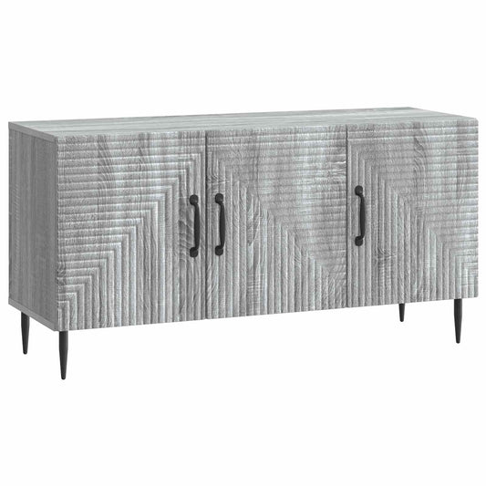 TV szekrény Szürke Sonoma 99 x 34,5 x 50 cm Szerelt Fa