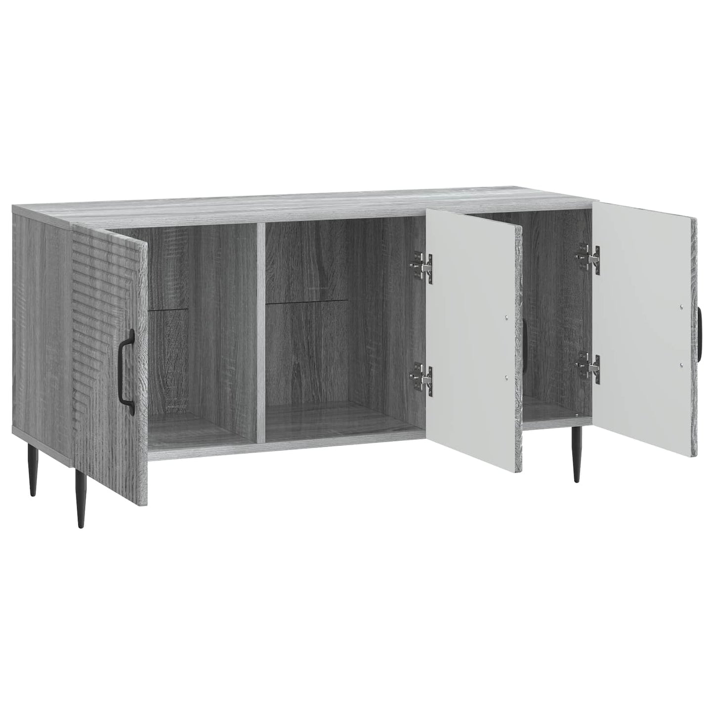 TV szekrény Szürke Sonoma 99 x 34,5 x 50 cm Szerelt Fa