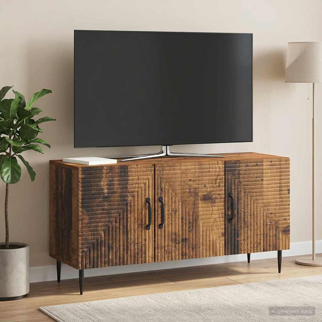 TV szekrény Antik Fa 99 x 34,5 x 50 cm Szerelt Fa